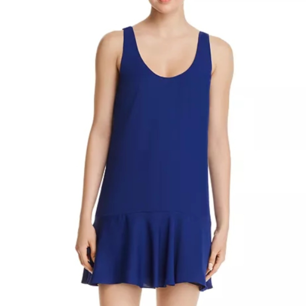 Amanda Uprichard Soren Flounced Mini Shift Dress
